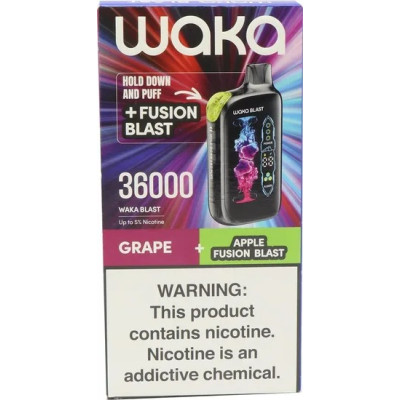 WAKA BLAST 36K GRAPE + APPLE FUSION