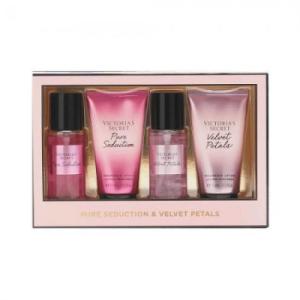 VICTORIA SECRET KIT PURE + VELVET 4PCS