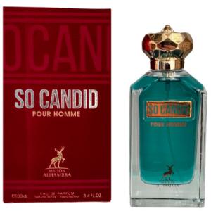 MAISON ALHAMBRA SO CANDID POUR HOMME EDP 100ML MASCULINO