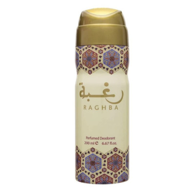 DESODORANTE LATTAFA SPRAY RAGHBA 200ML