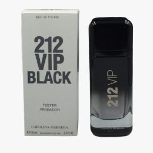 TESTER CAROLINA HERRERA 212 VIP BLACK EDP 100ML MASC