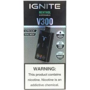 IGNITE V300 BLACK MENTHOL