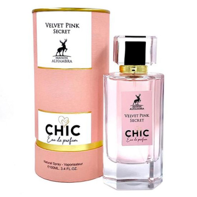MAISON ALHAMBRA CHIC VELVET PINK SECRET EDP 100ML