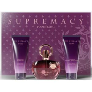 AFNAN KIT SUPREMACY FEMME PURPLE EDP 100ML + S/G 100ML + B/L 100ML