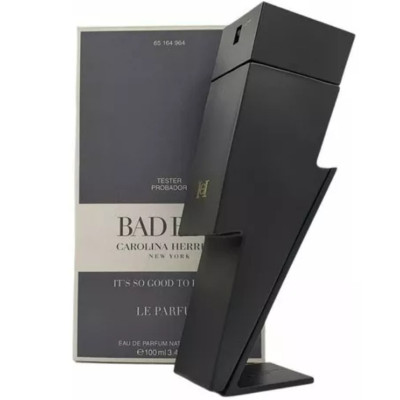 TESTER CAROLINA HERRERA BAD BOY PARFUM 100ML MASC