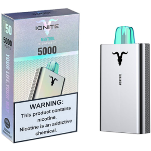 IGNITE V50 PRATA MENTHOL