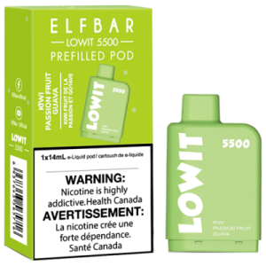 ELF BAR LOWIT 5500 KIWI PASION GUAV