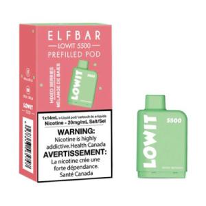 ELF BAR LOWIT 5500 MIXED BERRY