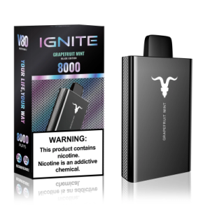 IGNITE V80 BLACK GRAPE FRUIT MINT