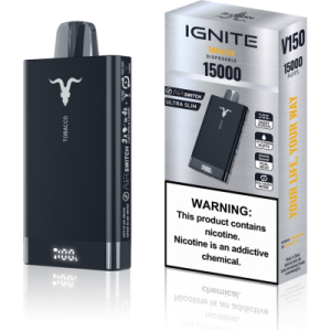 IGNITE V150 BLACK TOBACCO