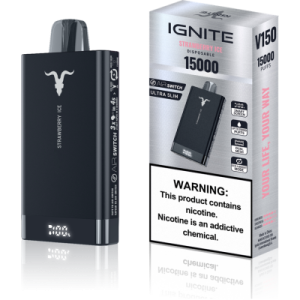 IGNITE V150 BLACK STRAWBERRY ICE