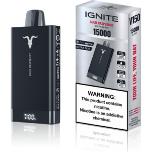 IGNITE V150 BLACK SOUR RASPBERRY