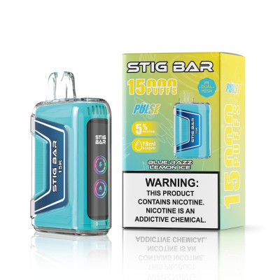 STIG BAR 15K BLUE RAZZ LEMON ICE