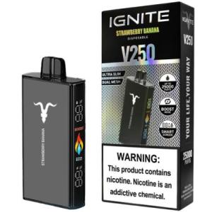 IGNITE V250 BLACK STRAWBERRY BANANA