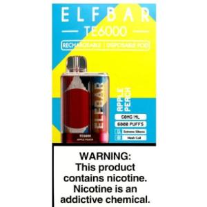 ELF BAR TE 6K APPLE PEACH