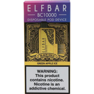ELF BAR BC 10K GOLD GREEN APPLE ICE