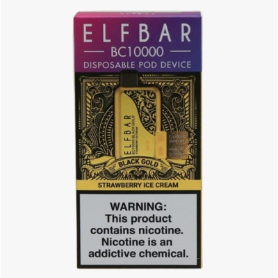 ELF BAR BC 10K GOLD STRAWBERRY ICE CREAM