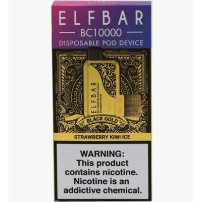 ELF BAR BC 10K GOLD STRAWBERRY KIWI ICE